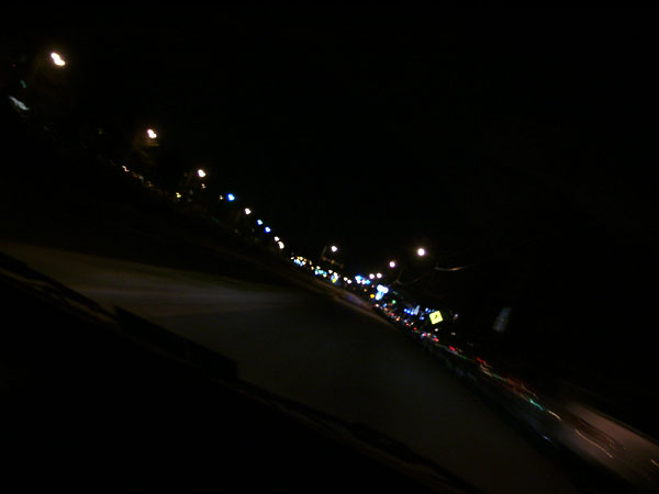 distant street lights